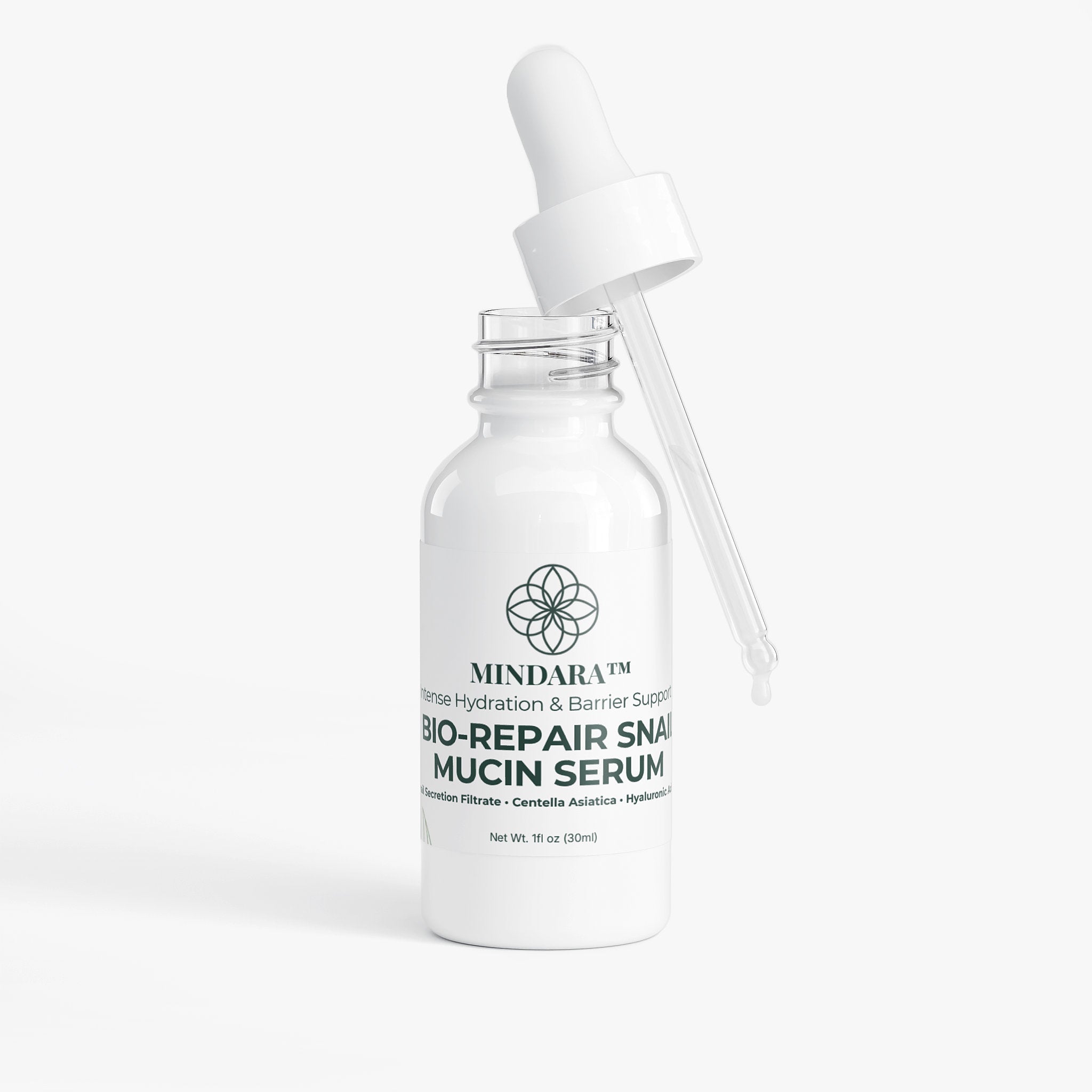 Mindara Bio - Repair Snail Mucin Serum | Intense Hydration & Barrier Support - Mymindara.com
