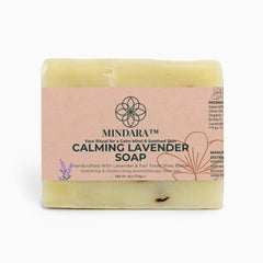 Mindara Serenity Calming Lavender Bar Soap  | Calming Lavender & Fair Trade Shea Butter