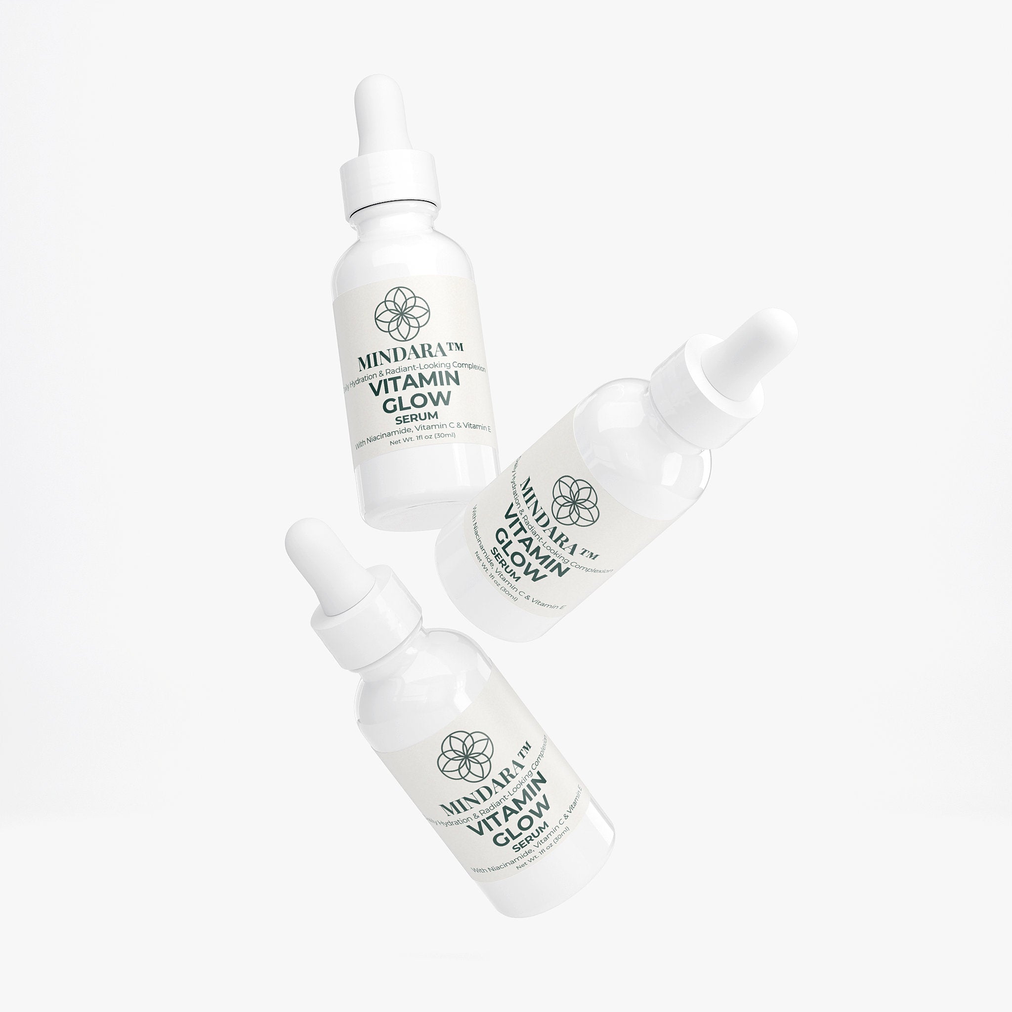 Mindara Vitamin Glow Serum | Brightening B3 & Vitamin C Complex - Mymindara.com