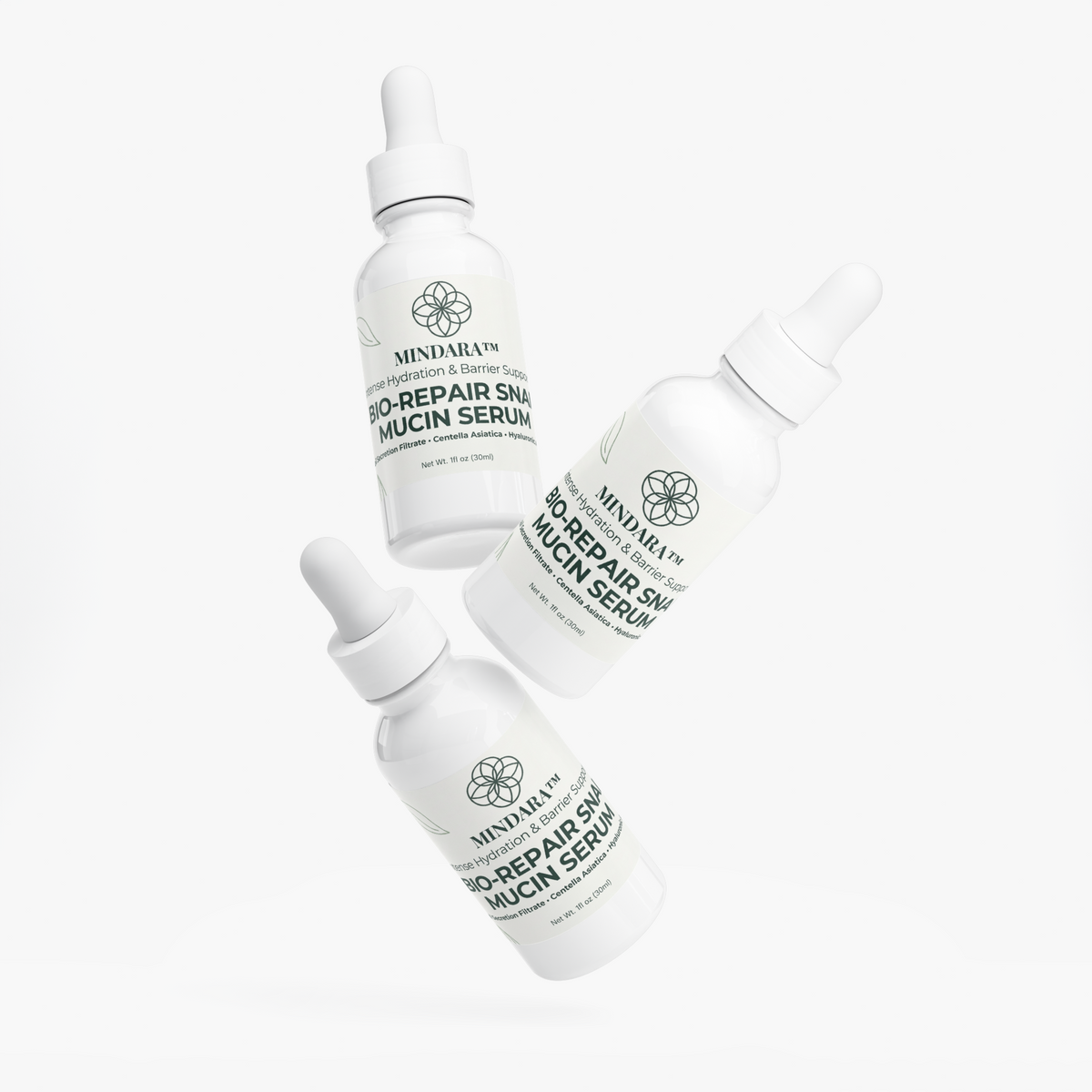 Mindara Bio-Repair Snail Mucin Serum | Intense Hydration & Barrier Support - Mymindara.com